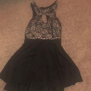Short cute black  party dress